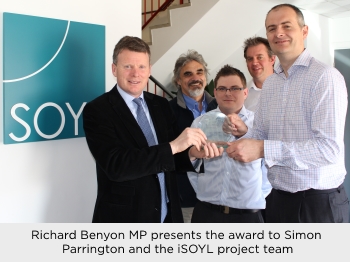 Richard Benyon MP isoyl award web